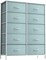 Sorbus Dresser with 10 Drawers - Storage Unit Organizer Chest for Clothes - Bedroom, Room, Nursery, & Closet - Steel Frame, Wood Top & Handles, and Easy Pull Fabric Bins